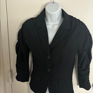 David Szeto gathered shoulder jacket